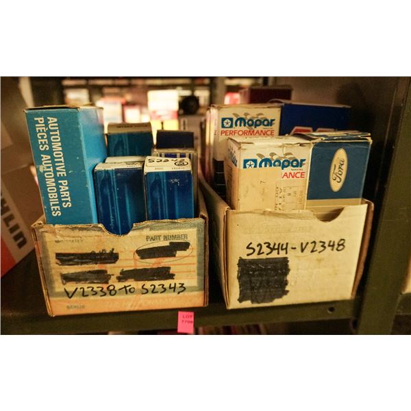 1/2 SHELF LOT - ASSORTED ENGINE VALVES