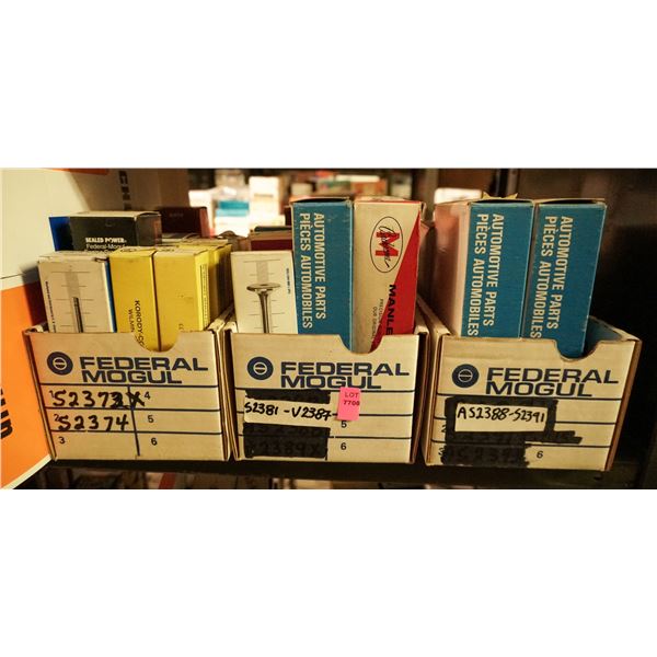 1/2 SHELF LOT - ASSORTED ENGINE VALVES