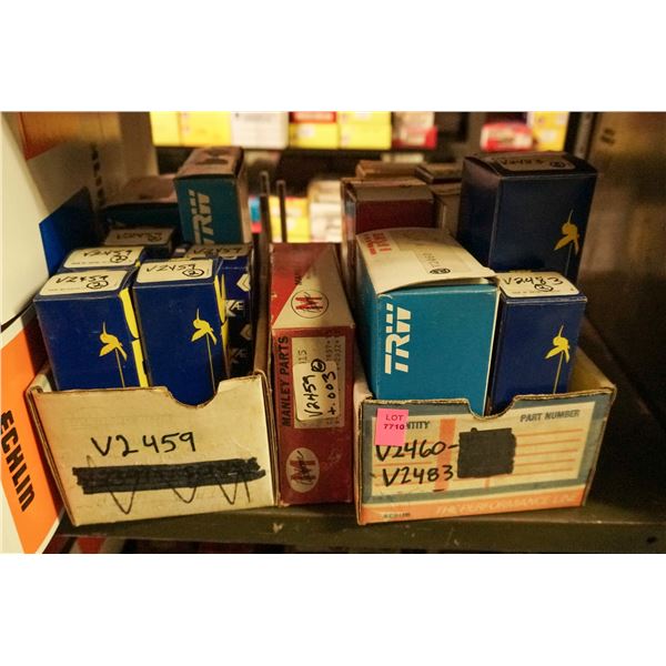 1/2 SHELF LOT - ASSORTED ENGINE VALVES