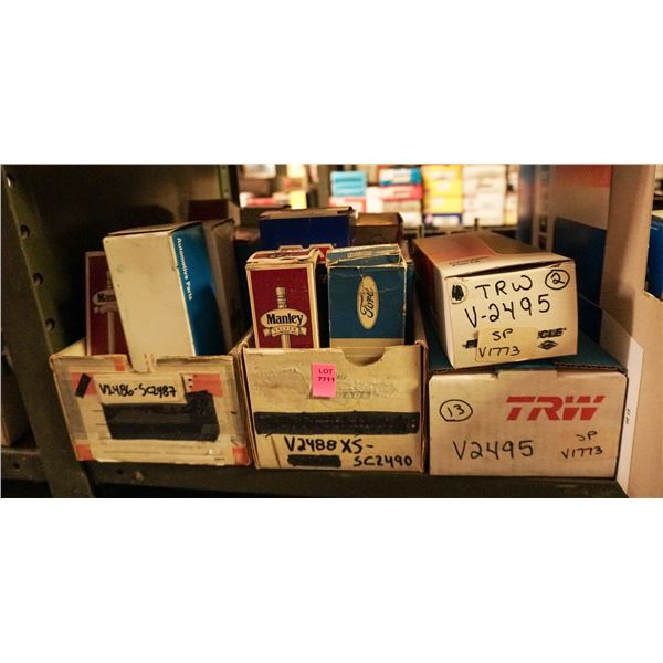 1/2 SHELF LOT - ASSORTED ENGINE VALVES