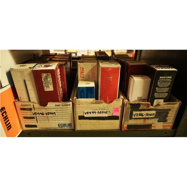 1/2 SHELF LOT - ASSORTED ENGINE VALVES