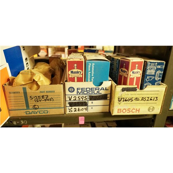 1/2 SHELF LOT - ASSORTED ENGINE VALVES