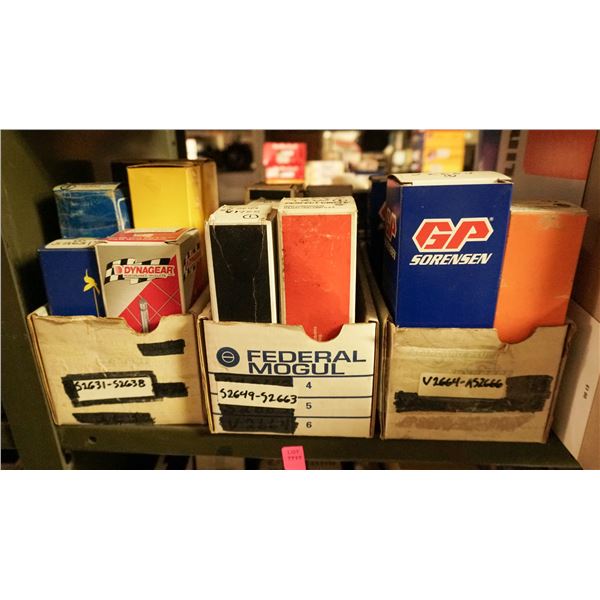 1/2 SHELF LOT - ASSORTED ENGINE VALVES