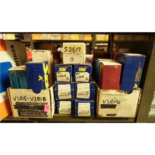 1/2 SHELF LOT - ASSORTED ENGINE VALVES