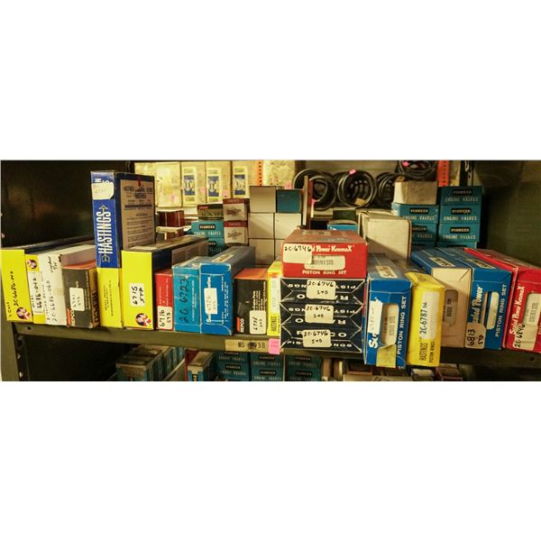 SHELF LOT - ASSORTED PISTON RINGS