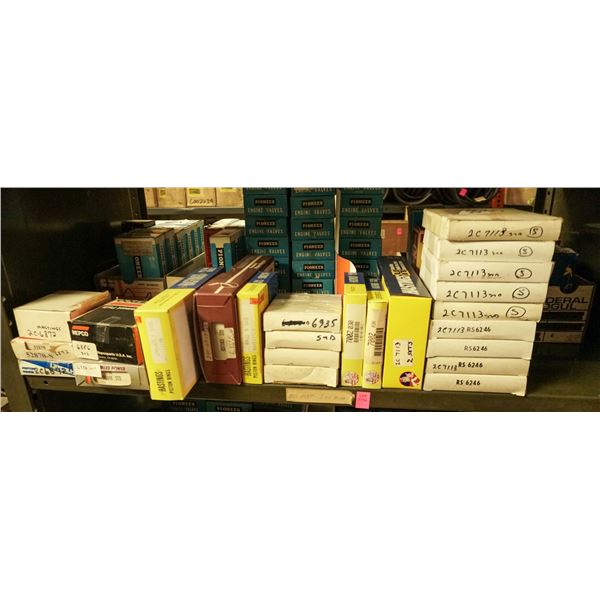SHELF LOT - ASSORTED PISTON RINGS