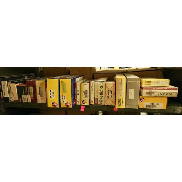 SHELF LOT - ASSORTED PISTON RINGS