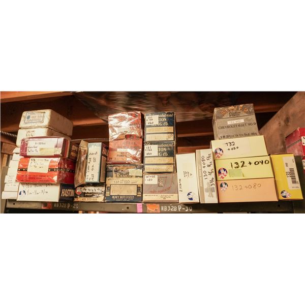 SHELF LOT - ASSORTED PISTON RINGS