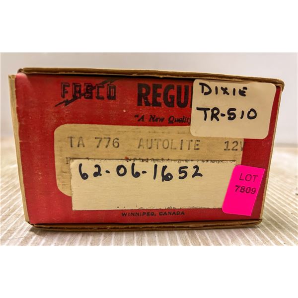 VOLTAGE REGULATOR - AUTOLITE TA776