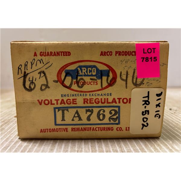 VOLTAGE REGULATOR - AUTOLITE TA762 REMAN