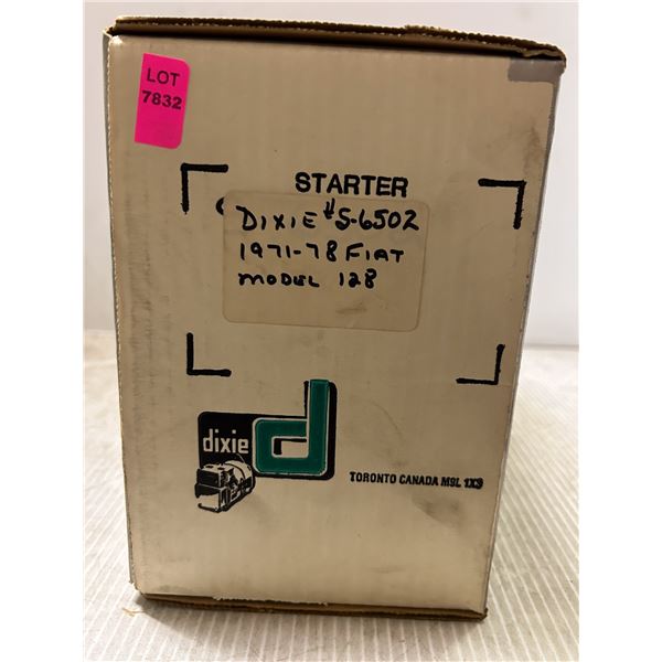 STARTER MOTOR - S6502 REMAN