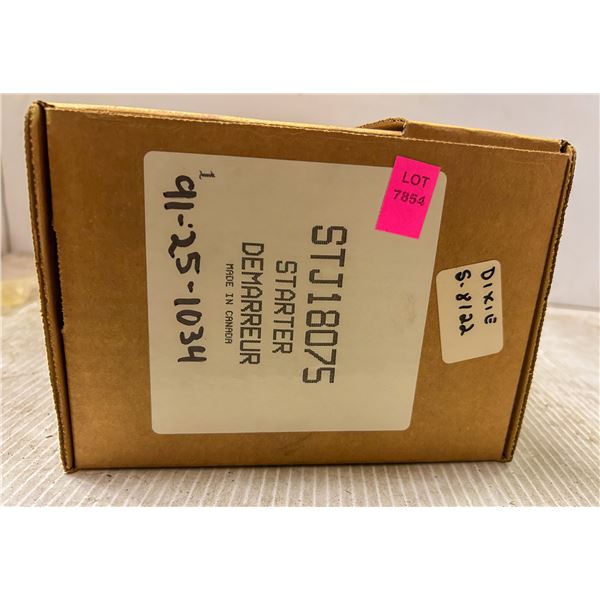 STARTER MOTOR - REMANUFACTURED