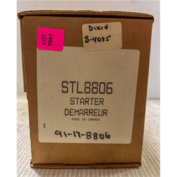 STARTER MOTOR - REMANUFACTURED