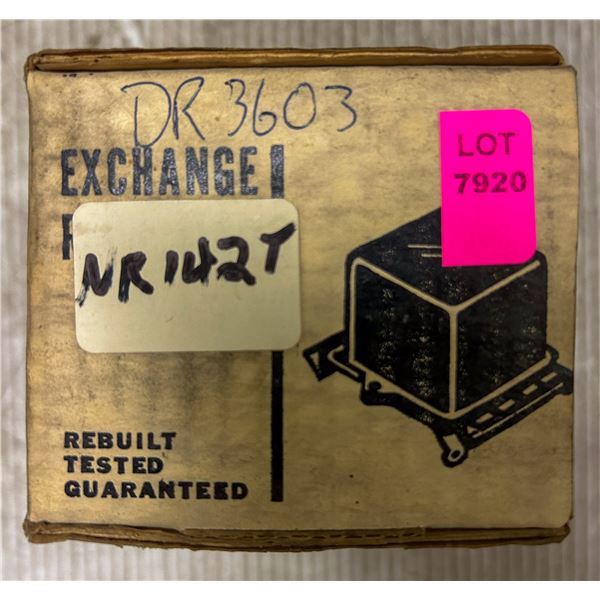 VOLTAGE REGULATOR - REMANUFACTURED (MODEL DR3603)