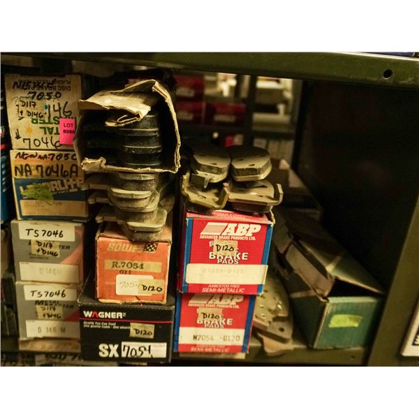 1/2 SHELF LOT – ASSORTED BRAKE PADS AND SHOES