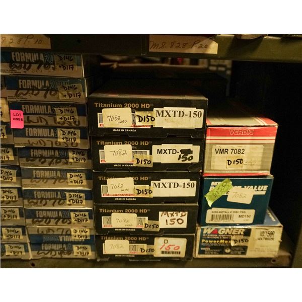 1/2 SHELF LOT – ASSORTED BRAKE PADS AND SHOES