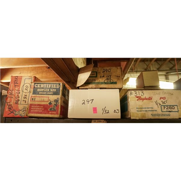SHELF LOT – ASSORTED BRAKE PADS AND SHOES