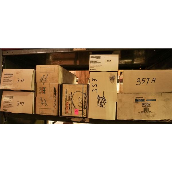 SHELF LOT – ASSORTED BRAKE PADS AND SHOES