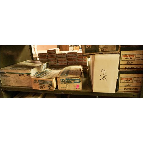 SHELF LOT – ASSORTED BRAKE PADS AND SHOES