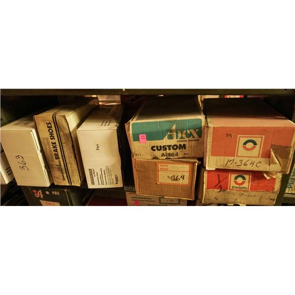 SHELF LOT – ASSORTED BRAKE PADS AND SHOES