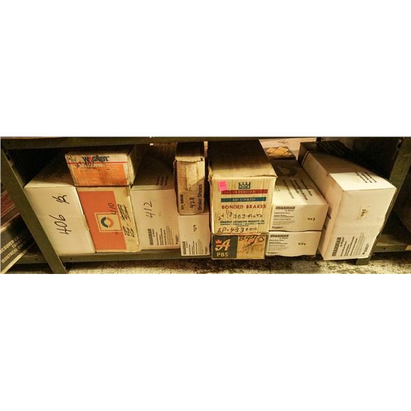 SHELF LOT – ASSORTED BRAKE PADS AND SHOES