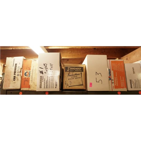 SHELF LOT – ASSORTED BRAKE PADS AND SHOES