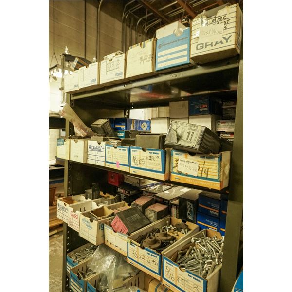 SHELF LOT – ASSORTED VEHICLE HARDWARE (3 SHELVES)