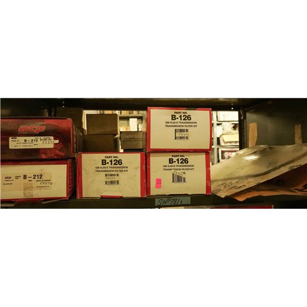SHELF LOT – ASSORTED TRANSMISSION FILTER KITS