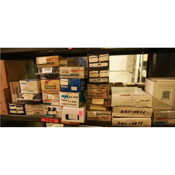 SHELF LOT – ASSORTED ENGINE BLOCK HEATERS
