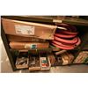 Image 1 : SHELF LOT – ASSORTED HEAVY-DUTY HOSES AND CLAMPS
