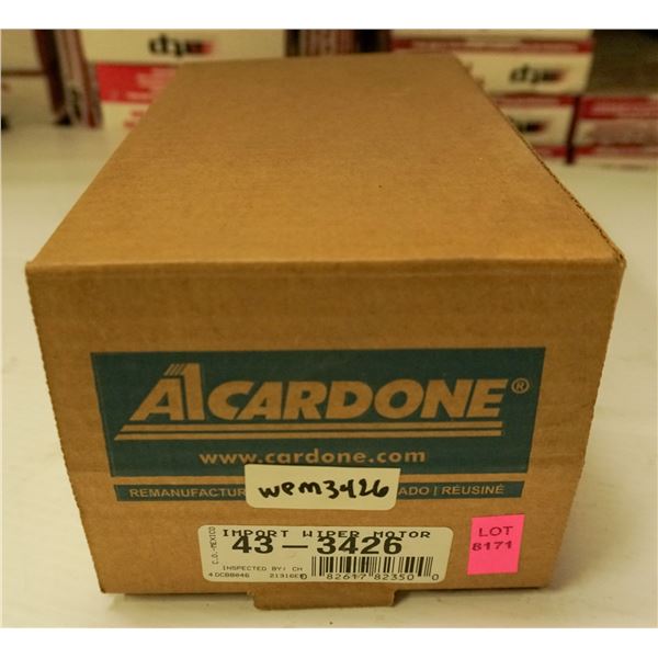 WIPER MOTOR – REMANUFACTURED (MODEL 43-3426)