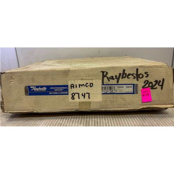 BRAKE DRUM – RAYBESTOS (MODEL 2024, LOT OF 2)