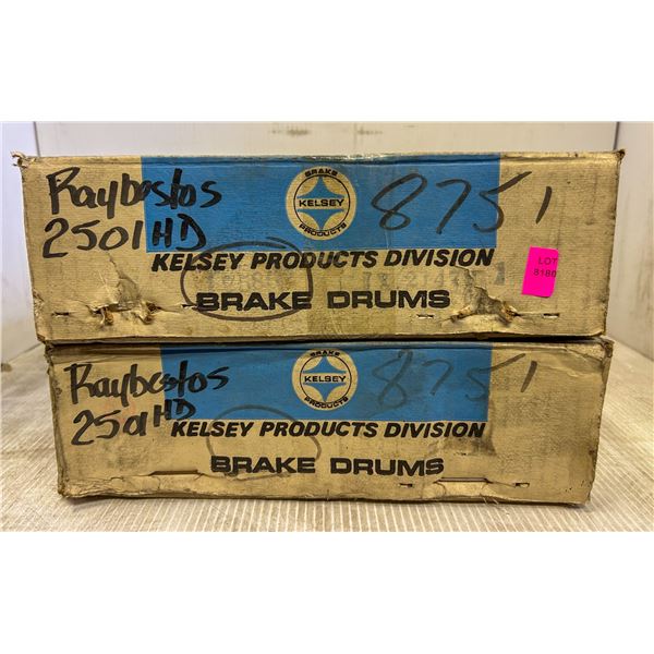 BRAKE DRUMS – AIMCO (MODEL 8751, LOT OF 2)