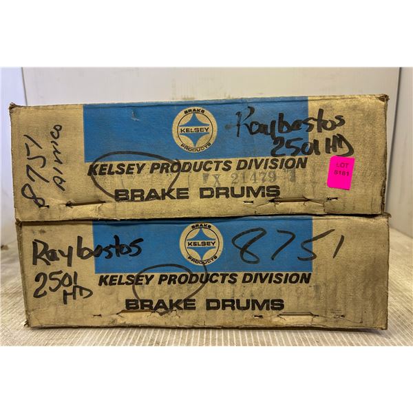 BRAKE DRUMS – AIMCO (MODEL 8751, LOT OF 2)