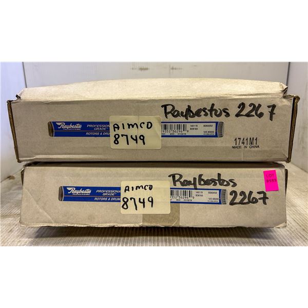 BRAKE DRUMS – AIMCO (MODEL 8749, LOT OF 2)