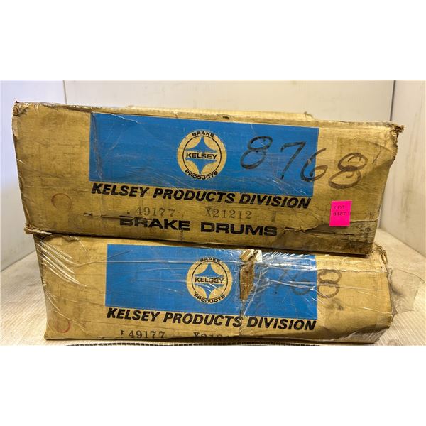 BRAKE DRUMS – AIMCO (MODEL 8768, LOT OF 2)