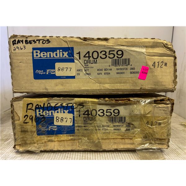 BRAKE DRUMS – AIMCO (MODEL 8877, LOT OF 2)