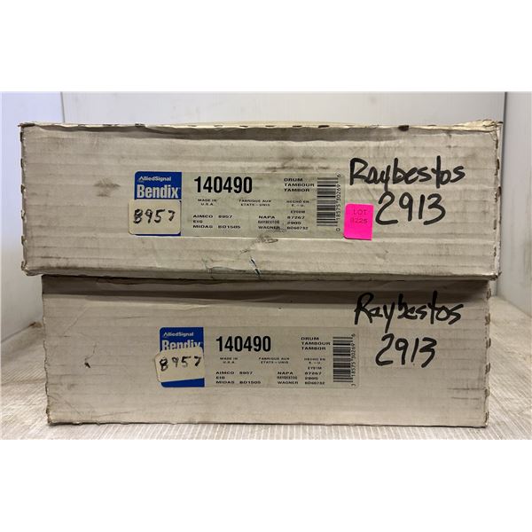 BRAKE DRUMS – AIMCO (MODEL 8957, LOT OF 2)