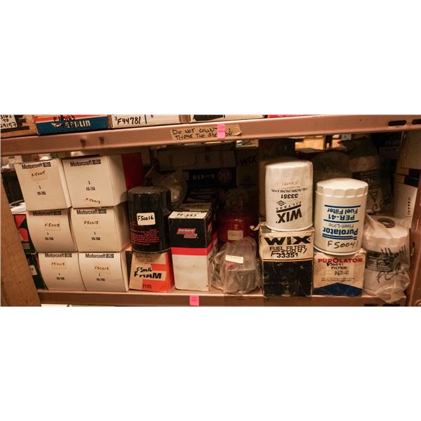 SHELF LOT – ASSORTED FUEL FILTERS