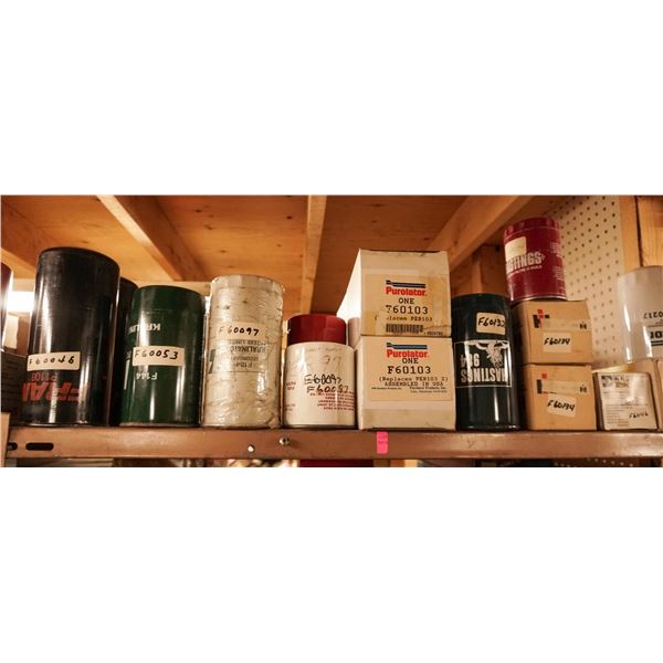 SHELF LOT – ASSORTED OIL & FUEL FILTERS