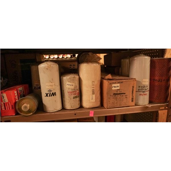 SHELF LOT – ASSORTED OIL & FUEL FILTERS