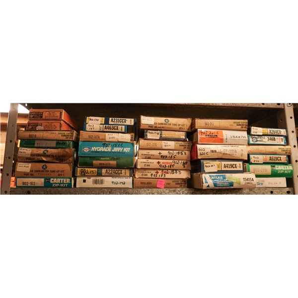 SHELF LOT – ASSORTED CARBURETOR KITS