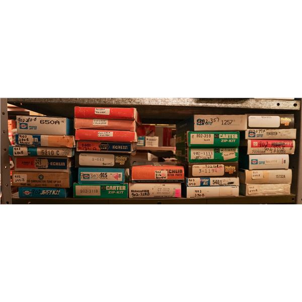 SHELF LOT – ASSORTED CARBURETOR KITS