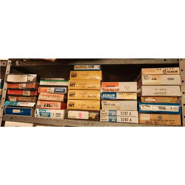 SHELF LOT – ASSORTED CARBURETOR KITS