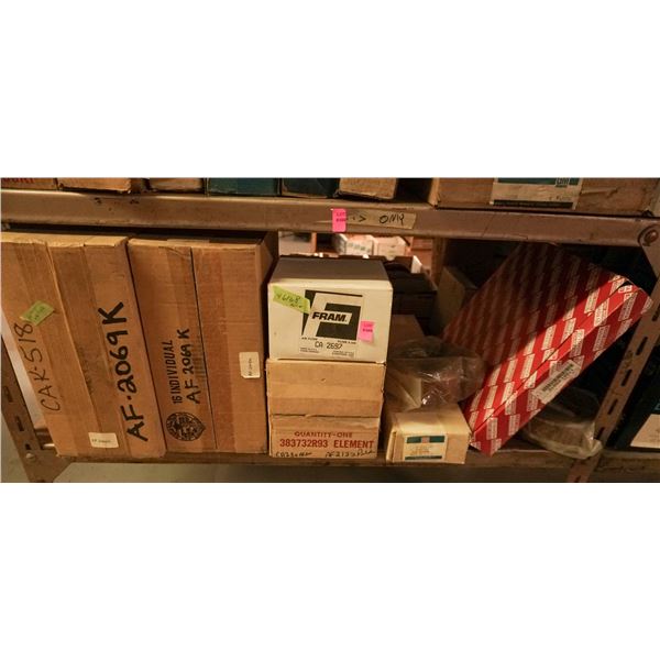 SHELF LOT – ASSORTED AIR FILTERS