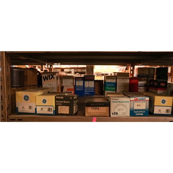 SHELF LOT – ASSORTED LIGHTING, HEADLIGHTS