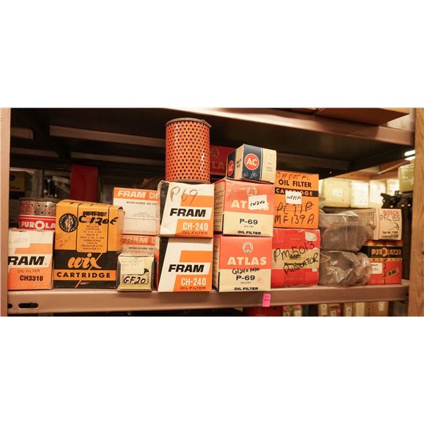 SHELF LOT – ASSORTED OIL FILTERS