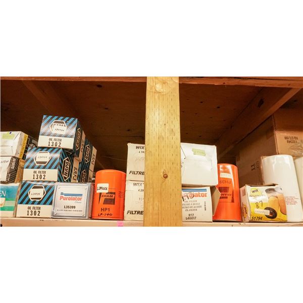 SHELF LOT – ASSORTED OIL FILTERS