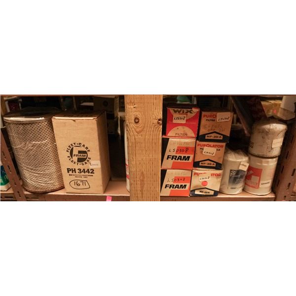 SHELF LOT – ASSORTED OIL FILTERS