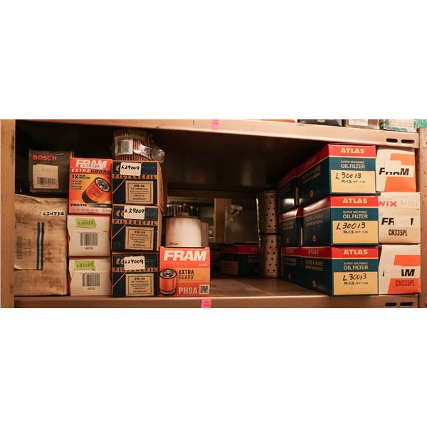 SHELF LOT – ASSORTED OIL FILTERS